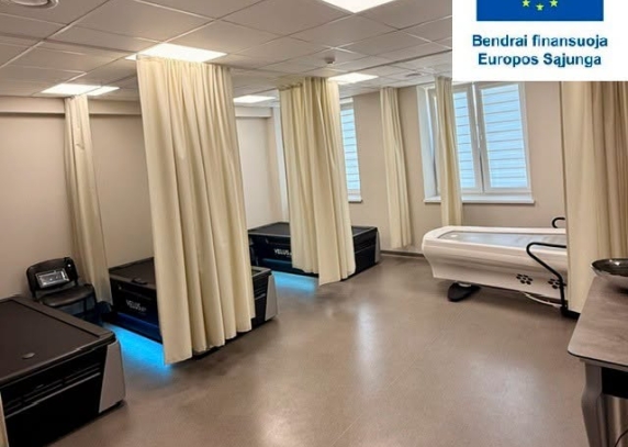 VšĮ Panevėžio fizinės medicinos ir reabilitacijos centre atvertos modernios erdvės ir įsigyta nauja medicininė įranga